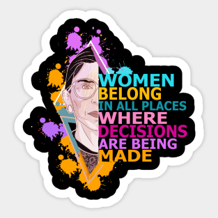 Ruth bader ginsburg Sticker